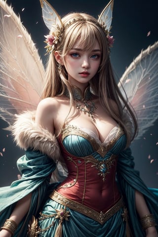 1girl, fairy of the North, fur, fairy wings,
High quality, detailed, masterpiece, 