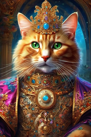 cat emperor time,


colorful, ultra highly detailed, 32 k, Fantastic Realism complex background, dynamic lighting, lights, digital painting, intricated pose, highly detailed intricated, stunning, textures