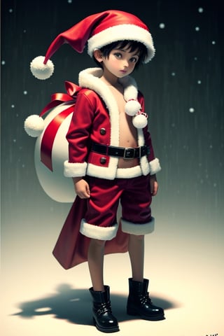 little santa boy,<lora:659111690174031528:1.0>