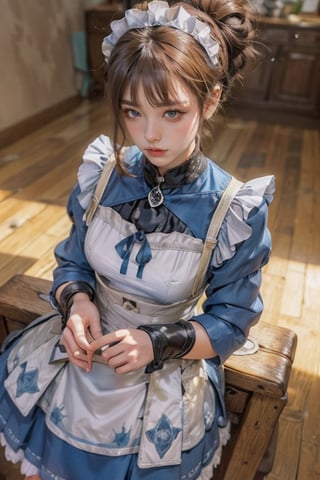 AgoonGirl,High detailed,outfit,more detail,maid, maid_costume, standing, 