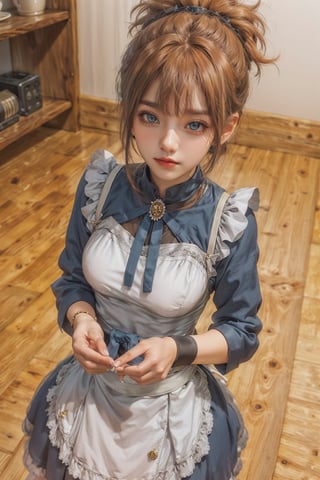 AgoonGirl,High detailed,outfit,more detail,maid, maid_costume, standing, 
