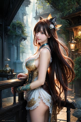 (1girl:1.3), long hair, ultra hd detailed painting, digital art, Jean-Baptiste Monge style, bright, beautiful, splash, Glittering , cute and adorable,  filigree,  , rim lighting, lights, extremely ,  magic, surreal, fantasy, digital art, , wlop, artgerm and james jean, , centered, symmetry, painted, intricate, volumetric lighting, beautiful, rich deep colors masterpiece, sharp focus, ultra detailed, in the style of dan mumford and marc simonetti, astrophotography