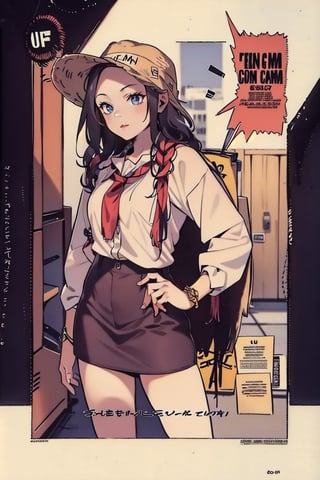 ((1man)), 1 page manga,cowgirl