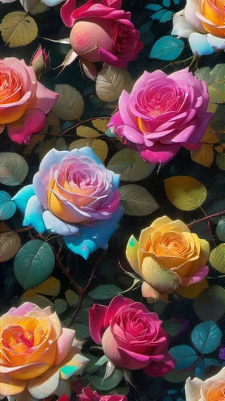 flower, masterpice, detailed, highres, focus, colorful, realistic, real, rose, forest, nature,