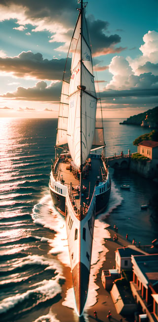 (ultra realistic,32k, masterpiece:1.2),(high detailed skin:1.1),( high quality:1.1), (masterpiece, best quality), best quality, masterpiece, photorealistic, ultrarealistic, professional photograph shot on Canon EOS R6, More detail,)
italy, capri coast, sea, sunny day, summer, sailing boat, clouds on the sky, , hyper detailed, masterpiece, hyperrealistic, high quality, sharp, highly detailed in Brooding landscapes, epic scale, German myth, layered symbolic density, pixel art, 32bits,Color Booster,no_humans,beach,Nature