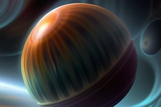 A gas giant with swirling storms and a hot, humid atmosphere, inhabited by a race of alien jellyfish.