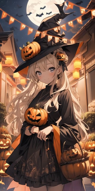 "Design a delightful 4K image featuring popular anime characters dressed in spooky Halloween costumes while they engage in the festive activity of trick-or-treating in a moonlit neighborhood. The characters should be instantly recognizable, and their costumes should be elaborately detailed. The moonlit neighborhood should evoke a Halloween atmosphere with intricate details, and the image should capture the joy of trick-or-treating. Utilize a high-resolution setting to ensure the characters' costumes and the neighborhood are vividly portrayed."