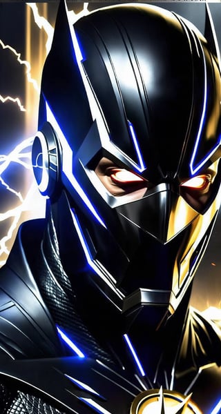 "Generate a compelling image of Zoom, the villain from the Flash TV series. Capture the sinister presence of Zoom with a focus on his distinctive costume and menacing demeanor. Pay attention to the details of his suit, including the intricate design and color scheme. Utilize a high-resolution setting to ensure the image brings out the ominous essence of Zoom, emphasizing the character's presence and intensity."