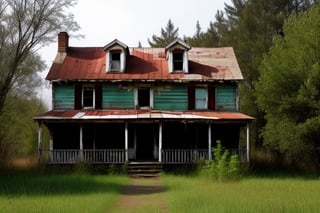 ugly old abandoned house