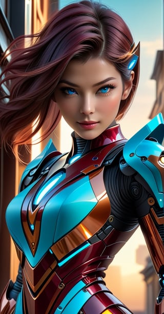 robot high-tech, futuristic:1.5, sci-fi:1.6, (garnet, cerulean and copper color:1.9), (full body:1.9), sophisticated, ufo, ai, tech, unreal, luxurious, hyper strong armor, Advanced technology of a Type V, epic high-tech futuristic city back ground

PNG image format, sharp lines and borders, solid blocks of colors, over 300ppp dots per inch, 32k ultra high definition, 530MP, Fujifilm XT3, cinematographic, (photorealistic:1.6), 4D, High definition RAW color professional photos, photo, masterpiece, realistic, ProRAW, realism, photorealism, high contrast, digital art trending on Artstation ultra high definition detailed realistic, detailed, skin texture, hyper detailed, realistic skin texture, facial features, armature, best quality, ultra high res, high resolution, detailed, raw photo, sharp re, lens rich colors hyper realistic lifelike texture dramatic lighting unrealengine trending, ultra sharp, pictorial technique, (sharpness, definition and photographic precision), (contrast, depth and harmonious light details), (features, proportions, colors and textures at their highest degree of realism), (blur background, clean and uncluttered visual aesthetics, sense of depth and dimension, professional and polished look of the image), work of beauty and complexity. perfectly symmetrical body.

(aesthetic + beautiful + harmonic:1.5), (ultra detailed face, ultra detailed eyes, ultra detailed mouth, ultra detailed body, ultra detailed hands, ultra detailed clothes, ultra detailed background, ultra detailed scenery:1.5),

3d_toon_xl:0.8, JuggerCineXL2:0.9, detail_master_XL:0.9, detailmaster2.0:0.9, perfecteyes-000007:1.3,monster,biopunk style,zhibi,DonM3l3m3nt4lXL,alienzkin,moonster,Leonardo Style, ,DonMN1gh7D3m0nXL,aw0k illuminate,silent hill style,Magical Fantasy style,DonMCyb3rN3cr0XL ,cyborg style,Techno-witch,abyssaltech ,DonMWr41thXL 