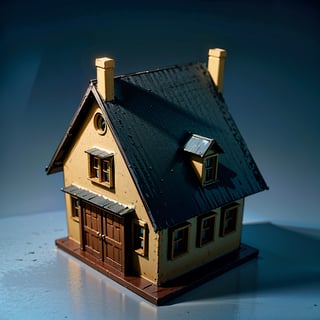 best quality,(masterpiece:1.1),small house ,isometric view,high resolution,detailed details,simple background,