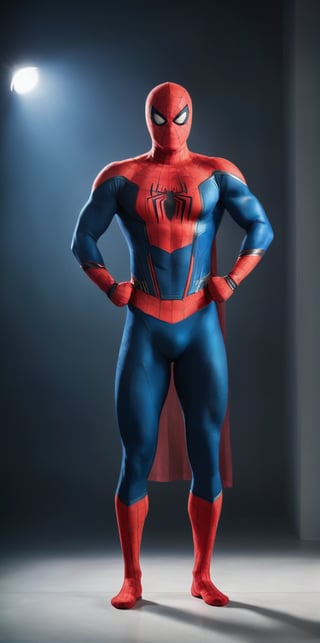 
Imagine the following scene:

Photograph of a beautiful man. Full body shot.

The man is standing, with his legs spread and his hands on his waist. Superhero pose.

Light background, blurred background.

((Using superhero costume, spiderman costume)).

The man is from Russia, 20 years old, very muscular body, full and red lips. Blush. Big and voluptuous crotch, big and bright light blue eyes. blond

Standing in the center of the shot, dynamic pose, smile.

(photorealistic), masterpiece: 1.5, beautiful lighting, best quality, beautiful lighting, realistic and natural image, intricate details, everything in sharp focus, perfect focus, photography, masterpiece, meticulous nuances, supreme resolution, 32K, ultra-sharp, quality Details superior, realistic and complex, perfect proportions, perfect hands, perfect feet.