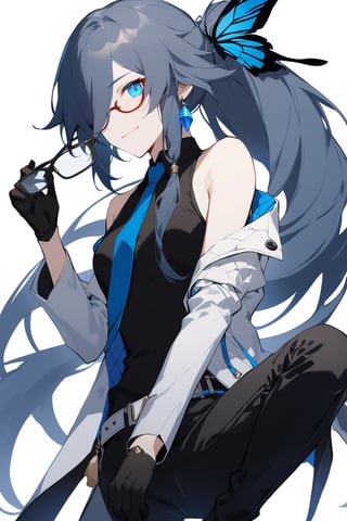 [[fu hua(Honkai Impact 3rd)]], (full body), nai3, 1girl, solo, artstyle,
1girl, solo, long hair, looking at viewer, bangs, blue eyes, shirt, black hair, gloves, long sleeves, white background, holding, hair between eyes, closed mouth, jacket, ponytail, necktie, glasses, black gloves, belt, pants, vest, black shirt, black pants, formal, white jacket, blue necktie, holding eyewear, polo shirt, fu hua,1girl, solo, long hair, looking at viewer, bangs, blue eyes, black hair, hair ornament, long sleeves, dress, bare shoulders, jewelry, closed mouth, ponytail, earrings, white dress, hair over one eye, bird, chinese clothes, bug, butterfly, china dress, yin yang, fu hua,1girl, solo, long hair, looking at viewer, smile, bangs, blue eyes, simple background, black hair, hair ornament, gloves, white background, hair between eyes, closed mouth, ponytail, boots, bodysuit, thigh boots, black bodysuit, fu hua