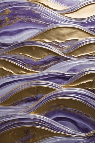 marbling, gold and lilac shades, silver glass, (kinetic ripples:0.9), 