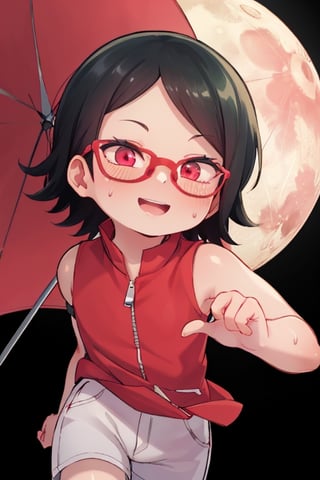 8k resolution, high resolution, masterpiece, intricate details, highly detailed, HD quality, solo, short stature, only girls, dark background, rain, scarlet moon, crimson moon, moon, moon on the background, loli,

Sarada Uchiha.red eyes.black hair.short hair.bangs on the forehead.slim build.a teenage girl.The clothes of the Uchiha Succession.shinobi clothes.sexy clothes.red vest.thin vest.white shorts.loose shorts.glasses.smile.a crazy smile.a cheeky expression.crazy expression.an insanely cheerful expression.a conspiratorial expression.sexy pose.fighting pose.lustful pose.perverted pose.futanari.a girl's dick.big dick.dick peeks out of the shorts.detailed member.perfect cock,, 

focus on the whole body, the whole body in the frame, the body is completely in the frame, the body does not leave the frame, detailed hands, detailed fingers, perfect body, perfect anatomy, wet bodies, rich colors, vibrant colors, detailed eyes, super detailed, extremely beautiful graphics, super detailed skin, best quality, highest quality, high detail, masterpiece, detailed skin, perfect anatomy, perfect body, perfect hands, perfect fingers, complex details, reflective hair, textured hair, best quality,super detailed,complex details, high resolution,

,perfecteyes,USA,Mrploxykun,jtveemo,JCM2,Captain kirb,Artist,AGGA_ST011,fantai12,Oerlord,arcane style,らす ,The Pink Pirate,Saradauchiha