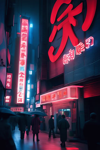 A mesmerizing 3D render of a neon-lit Shinjuku Kabukicho scene in Tokyo during the 2000s. The iconic Godzilla tower casts a dramatic shadow in the background, while vibrant neon signs and advertisements light up the night. The cinematic poster features a sleek, stylized typography, with a bold red "NEON LIGHT" logo. The overall atmosphere is a blend of nostalgia and futuristic technology, with a touch of Japanese pop culture., cinematic, typography, 3d render, poster