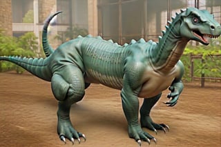 Que sea un dinosaurio Utharaptor y realista