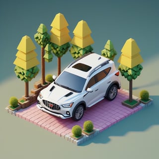 cute 3D isometric model of a UD quester cwe | blender render engine niji 5 style expressive,3d isometric,3d style
