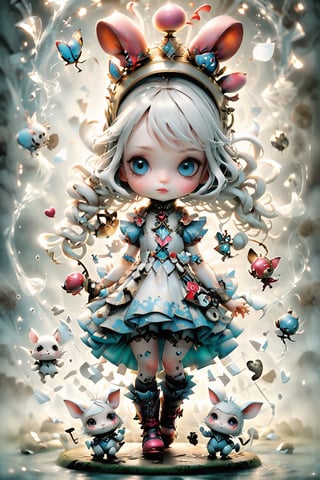 Alice in Wonderland, nicoletta-ceccoli-and-jean-baptiste-monge-style,chibi