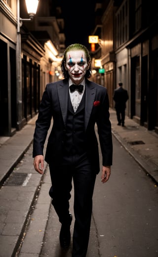 In the dimly lit alleys of Gotham, a riveting scene unfolds before your eyes. A masterful blend of man and machine, the Cyborg Joker stands as an eerie amalgamation of chaos and technology. His face, a symphony of contrasting elements, showcases a stark division between human flesh and gleaming metal. The left side of his face retains a semblance of humanity, with twisted lips painted in a permanent grin that extends from cheek to cheek. His eye, though mechanical, gleams with a manic glint, surrounded by scarred and weathered skin that tells tales of countless confrontations.

The right side of his face is a striking contrast, a mosaic of exposed gears, wires, and circuits, revealing the inner workings of his cybernetic enhancements. A lattice of intricate patterns weaves across the metallic surface, like a spider's web spun with industrial precision. The cold, metallic eye on this side holds an uncanny luminescence, casting an eerie glow on the dark streets of Gotham.

Dressed in a tailored Joker suit, the Cyborg Joker seamlessly blends classic style with futuristic technology. The purple pinstripe fabric clings to his form, tattered at the edges as if torn by the ravages of his unpredictable exploits. A blood-red flower is pinned to his lapel, a bold contrast against the monochromatic night. The suit's crisp appearance is juxtaposed with the rugged, weathered textures of the streets, forming a striking visual contrast.

In this street photography shot, Gotham's gritty ambiance serves as the backdrop. Dim streetlights cast long shadows across the cobblestone pavement, while graffiti-covered walls bear witness to the city's enduring struggle between order and anarchy. The Cyborg Joker's presence in this decaying urban setting encapsulates the essence of Gotham's eternal battle, where technology clashes with tradition and chaos dances with control.

The image captures the Cyborg Joker mid-stride, one foot in front of the other, as if moving to a rhythm only he can hear. His head is slightly tilted back, his maniacal laughter melding with the distant wails of sirens, creating an unsettling symphony that resonates through the night. It's a snapshot frozen in time, encapsulating the enigmatic spirit of the Cyborg Joker and the indomitable spirit of Gotham itself.





,Germany Male,4ry4