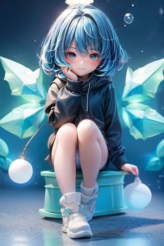 full_body:1.5,(sexy_pose:1.2), 1girl, solo, blush, shy, pout, cute_fang,  best quality, highest quality, detailed_eyes, extremely detailed, highres, cirno, (blue_hair quality:2), white_panties,fantasy_princess,zzenny_n,rimgramm,nuisette,btr_valezka