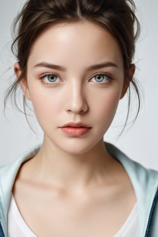 a girl, style of Martin Schoeller