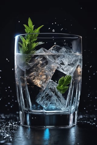 RAW natural photo Of movingt glass of dry gin tonic splash, zoom out to the glass, scratch ice, mint leaf , only one light cenital chimera, day advertising shooting (((infinite black  background))) , realistic photograph, sharp focus, depth of field, shoot, ,side shot, side shot, ultrahd, realistic, vivid colors, highly detailed, perfect composition, 8k, photorealistic concept art, soft natural volumetric cinematic perfect light, NIGHT RACE IN A CIRCUIT, ADVERTISING SHOT
,mecha,robot,cyborg style,cyborg