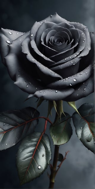 (photorealistic), (photoshoot), (high resolution), (8K), (extremely detailed), (best photo), (beautiful detailed), (best quality), (super detailed), (masterpiece), (wallpaper), (detailed), black rose floating
