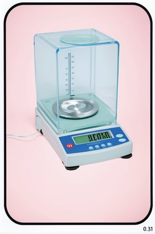 Analytical scale, gradient background color, Loteria,Loteria M 