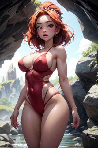 sexy hentai, desnudas, tetas enormes, nalgas enormes, piernas grandes, caderas enormes, piel clara, eed, serie_los croods, musculos definidos, pelo corto y esponjado, ropa de la edad de piedra, cavernícolas, sexo anal