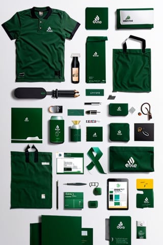 Epic Branding, dark green, black