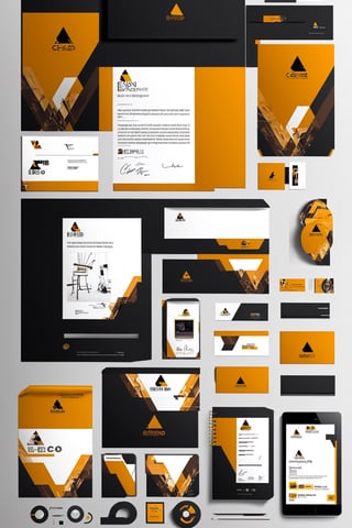 Epic Branding, orange, black