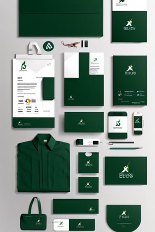 Epic Branding, dark green, black