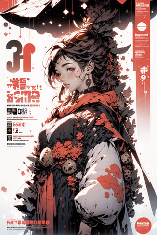 (magazine cover:1.5),klee (genshin impact)