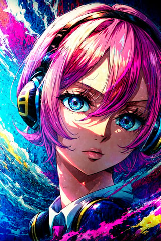 Vinsmoke reiju is a girl with short pink hair and blue eyes,headphones,, score_9,_up score_8_up,
Negative prompt

