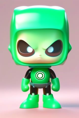 tiny cute Green Lantern toy, standing character, soft smooth lighting, soft pastel colors, skottie young, 3d blender render, polycount, modular constructivism, pop surrealism, physically based rendering, square image, 