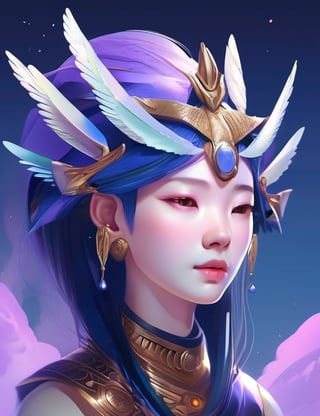 ((best quality)), ((masterpiece)), ((realistic,digital art)), (hyper detailed), Bl00m1ngF41ry female Sylph, humanoid elemental being, delicate and ethereal beings with gossamer wings, guardians of the air, mountain top,weather, Elderly, Broad, Southeast Asian, Violet eyes,  Aquiline Nose, Receding Chin with Cleft, Receding Jaw, Round Cheeks,     , Indigo Feathered haircut hair, Insecurity, Shrouding allies in protective auras, enhancing their defenses,  wearing  Flare skirt, Toile Embroidered top, , Feather fascinator with netting,  and and Enliven (Radiating,Eraser,Advanced Nanocoolant Infrastructure Convection,Temporality,Ferromagnetic,Turbulence,Pyramid,Cross ,Perpendicular liness,Wavy lines,Galactic anomalie,Manganese Violet Enveloping  magic:1.0), Pouring over ancient manuscripts, ,isni