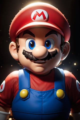 Super Mario, dramatic lighting, 4K