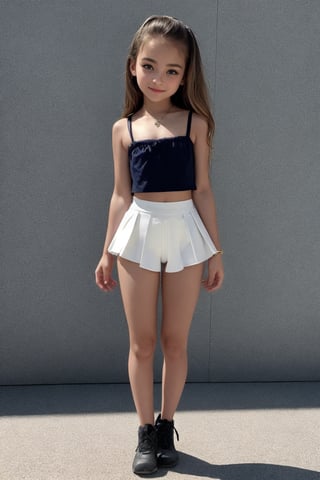 Full Body view of a tween girl.