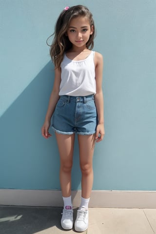 Full Body view of a tween girl.