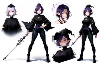 (CharacterSheet:1), 1girl, large breasts, ((purple hair, short hair, purple eyes)), elf, magic rod, witch's_hat, medieval, heroic_fantasy, smile face, multiple views (full body, upper body, 3/4 face), (simple background, white background), (masterpiece), (best quality, highest quality), (ultra detailed), (8k, 4k, intricate), (highly detailed), (detailed face), detailed_eyes, (gradients),(ambient light), (cinematic composition), (HDR:1) ,Accent Lighting, extremely detailed, original, highres,(perfect_anatomy:1.2),
rha30,SAM YANG,firefliesfireflies,
