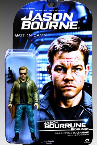  Jason Bourne matt Damon  this action figure with extraterrestrial cunning,  and showcase, awe_toys, 