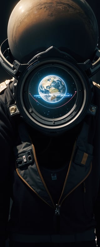 (masterpiece, best quality), (hyper-realistic:1.4), Lenkaizm, 8k, absurd res, high res, (masterpiece:1.4), ultra-detailed,  Envision an astronaut exploring a mysterious planet, wearing transparent space helmet equipped with light visor, neon led line stream on suit, space, cosmos, planet, flower, galaxy