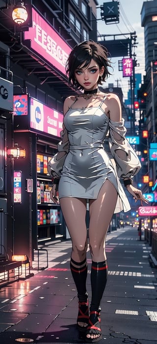 By Yves Di, a beautiful androgynous, satin slip dress, beautiful face, beautiful legs, light dark eyes, very happy face, full body, colorful colors, detailed background, Gotham, Batman, anne hathaway vibe, smooth criminal style, night time, penthouse ,high quality, 8K Ultra HD, 3D effect, A digital illustration of anime style, soft anime tones, Atmosphere like Gotham Animation, luminism, three dimensional effect, luminism, 3d render, octane render, Isometric, awesome full color, delicate and anime character expressions

,nobara kugisaki,haruno sakura,sarada