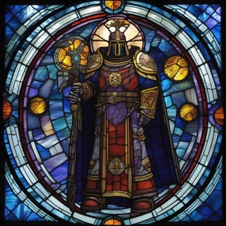 Warhammer 40K, Emperor of Manking, Stained Glass