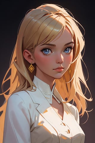 digital character concept art by artgerm, by greg rutkowski, by alphonse mucha. clear portrait of a shy modern wife blessed by god to grow immaculately fertile and perfect!! blonde, in clothes! holy body! light effect. hyper detailed, glowing lights!! intricate, elegant, digital painting, artstation, smooth, sharp focus
