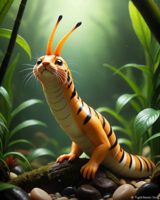 breathtaking Tiger Slug ,  zhibi . award-winning, professional, highly detailed,zhibi