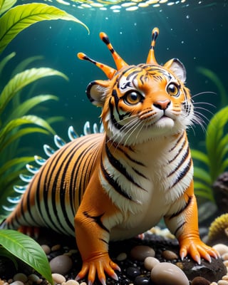 breathtaking Tiger Slug ,  zhibi . award-winning, professional, highly detailed,zhibi