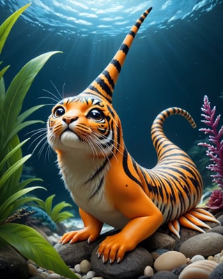 breathtaking Tiger Slug ,  zhibi . award-winning, professional, highly detailed,zhibi