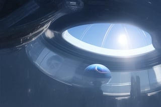 Habitation modules with glass domes of huge ring space station in orbit, trending on artstation, concept art, hyper realistic, cinestill, ultra detailed, 4k, 8k